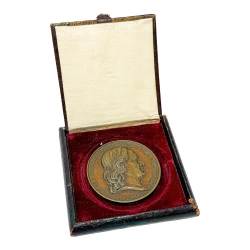 MEDALLA DE  BRONCE FRANCESA DEL S. XIX