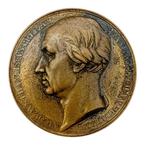 MEDALLA DE BRONCE FRANCESA DEL S. XIX