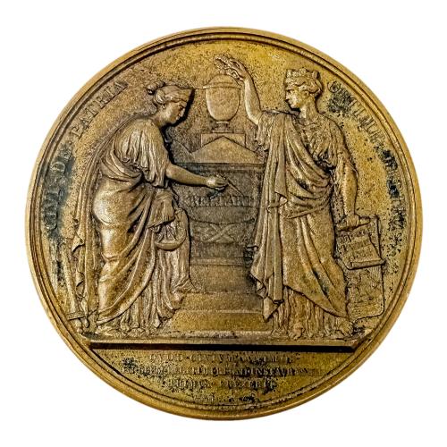 MEDALLA DE BRONCE FRANCESA DEL S. XIX