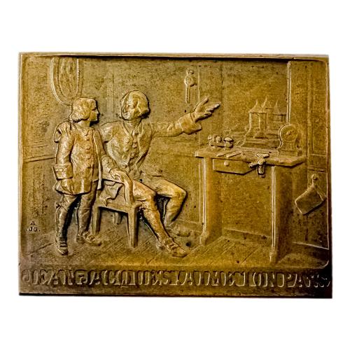 MEDALLA DE BRONCE SUIZA DE 1912