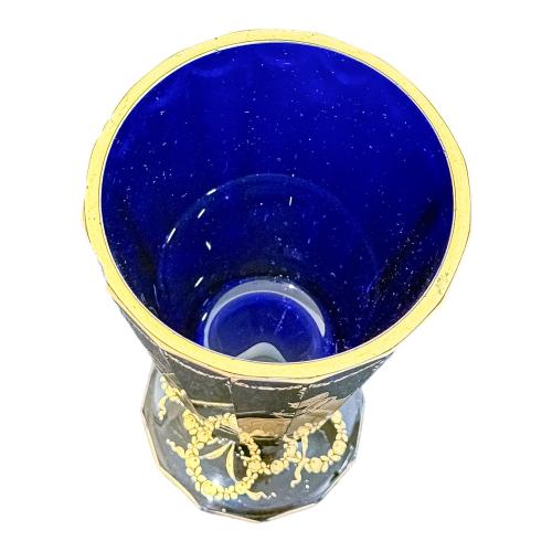 COPA DE CRISTAL CON TAPA DEL PRIMER CUARTO DE S. XX