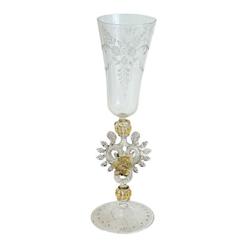 COPA DE CRISTAL CIRCA 1900