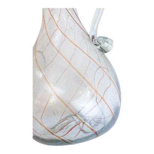VINAGRERA EN CRISTAL SOPLADO DE PRINCIPIOS DE SIGLO XX