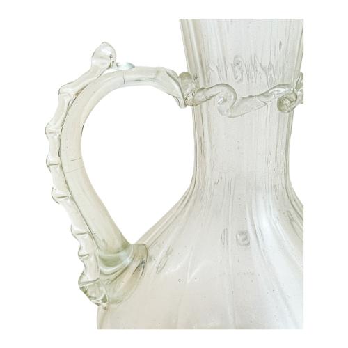 VINAGRERA DE CRISTAL SOPLADO FINALES DEL SIGLO XIX