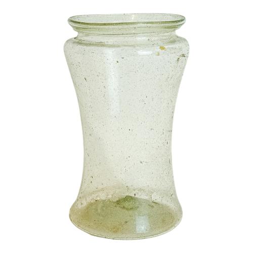 PEQUEÑO TARRO DE VIDRIO DE PRINCIPIOS DEL SIGLO XIX