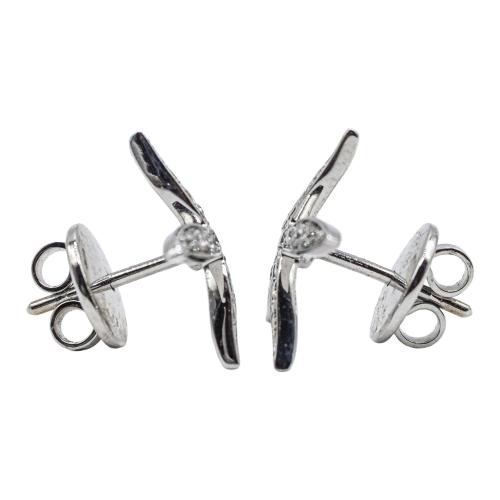 PENDIENTES ESTRELLA DE MAR CON BRILLANTES
