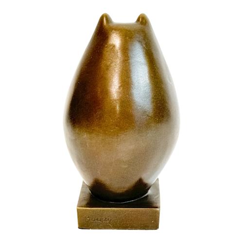 FIGURA DE GATO ESTILO BOTERO DEL ÚLTIMO TERCIO DE SIGLO XX