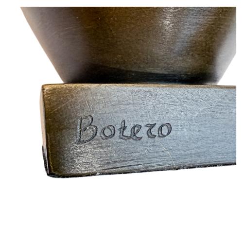 FIGURA DE GATO ESTILO BOTERO DEL ÚLTIMO TERCIO DE SIGLO XX