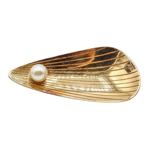 BROCHE CONCHA CON PERLA CULTIVADA