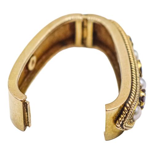 ARGOLLA PARA COLLAR DE PERLAS, AÑOS 50