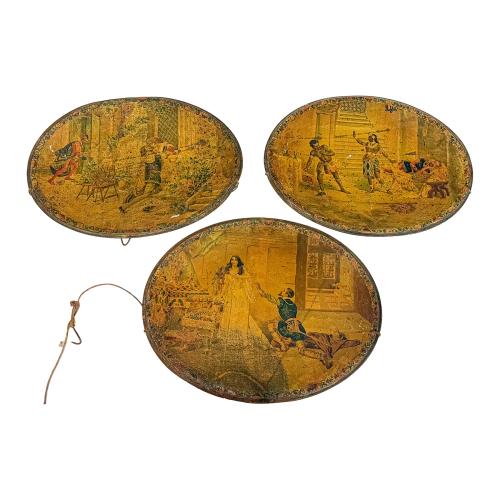 CONJUNTO DE BANDEJAS DEL PRIMER TERCIO DEL SIGLO XX