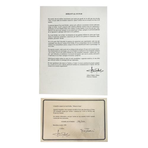 DOS LITOGRAFIAS DE ARTISTAS CATALANES