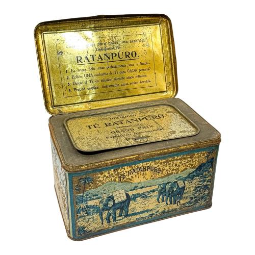 CAJA DE TÉ PRINCIPIOS SIGLO XX