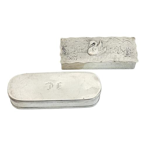 DOS CAJITAS DEL SIGLO XIX Y PRINCIPIOS S.  XX