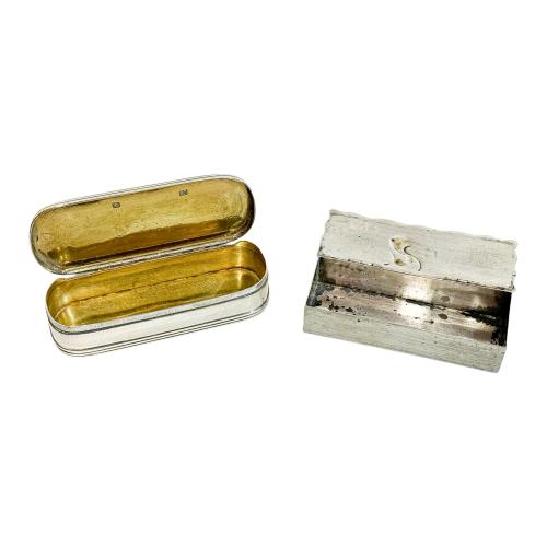 DOS CAJITAS DEL SIGLO XIX Y PRINCIPIOS S.  XX