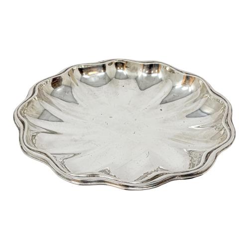 CENTRO DE MESA DE PLATA DE MEDIADOS DE SIGLO XX