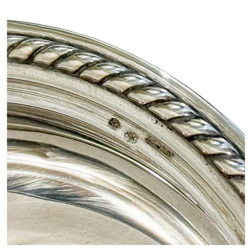 LEGUMBRERA DE PLATA DE MEDIADOS DE SIGLO XX