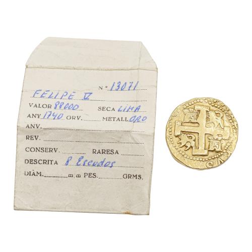 MONEDA DE FELIPE V DE 1740