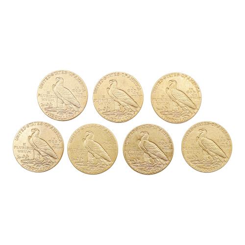 MONEDAS DE 5 DOLARES USA