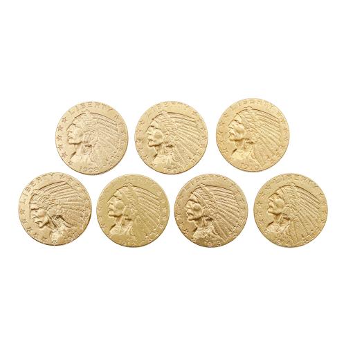 MONEDAS DE 5 DOLARES USA