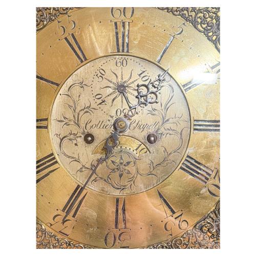 RELOJ DE PIE INGLÉS SIGLO XIX