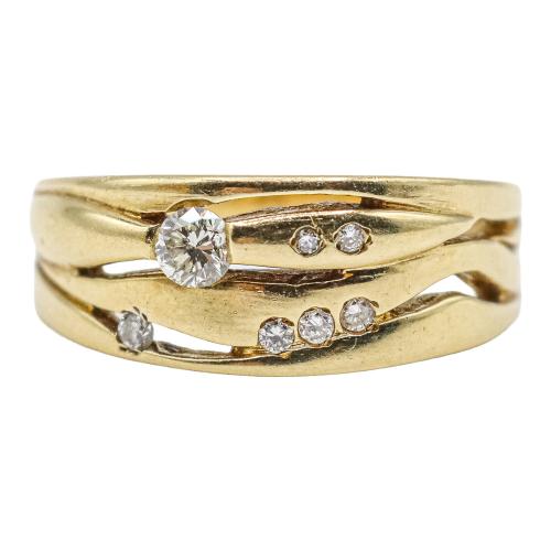 ANILLO CON BRILLANTES