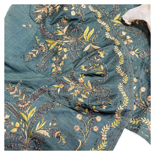 ROPA PARA IMAGEN DE VIRGEN Y NIÑO JESUS DE FINALES DEL S.XIX