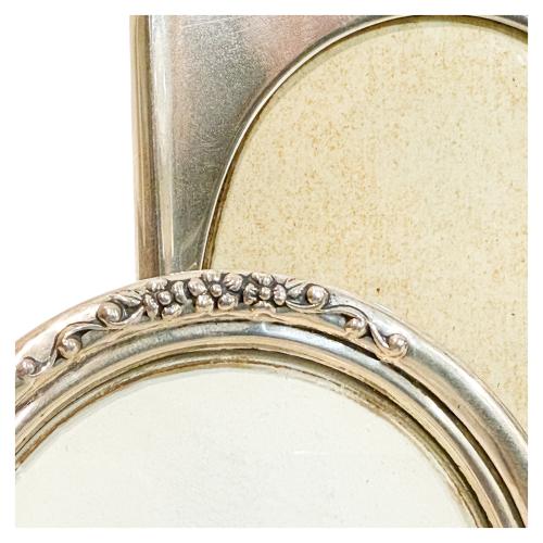 CONJUNTO DE 4 MARQUITOS DE PLATA
