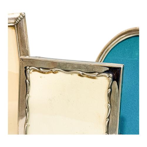 CUATRO MARCOS DE PLATA DE MEDIADOS DEL SIGLO XX