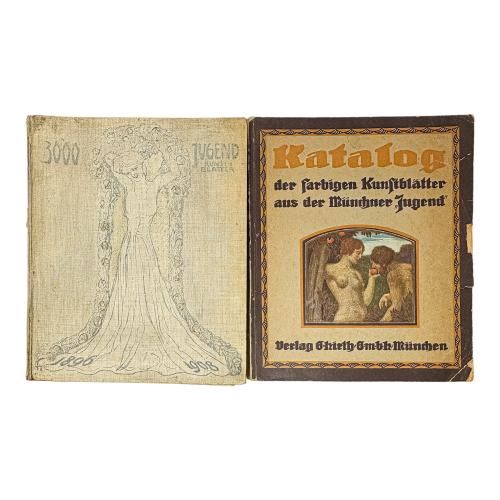DOS LIBROS ALEMANES EDITADOS EN 1908