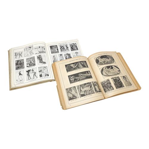 DOS LIBROS ALEMANES EDITADOS EN 1908