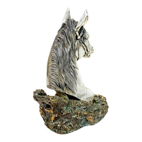 BUSTO DE CABALLO DEL ÚLTIMO CUARTO DE SIGLO XX