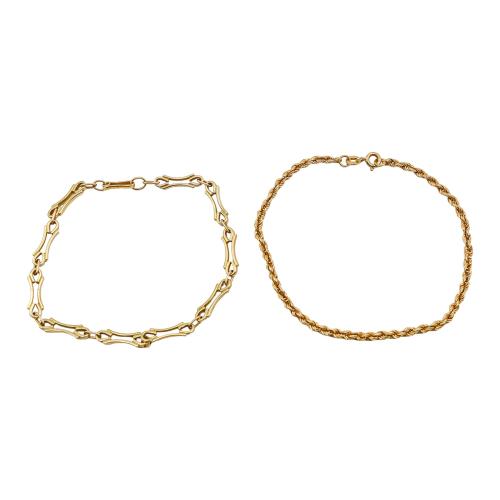 DOS PULSERA DE ORO