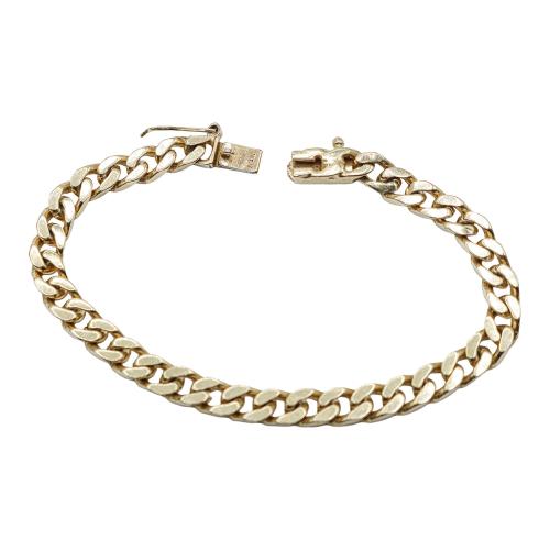 PULSERA DE PLATA DORADA
