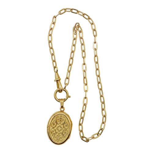 CADENA LEONTINA CON COLGANTE
