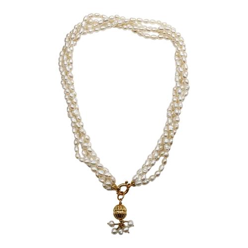 COLLAR DE PERLAS DE RIO