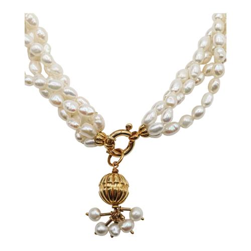 COLLAR DE PERLAS DE RIO