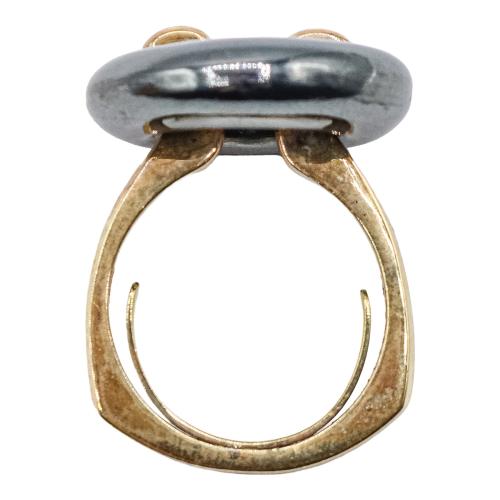 ANILLO DE DISEÑO CON ARO DE HEMATITE