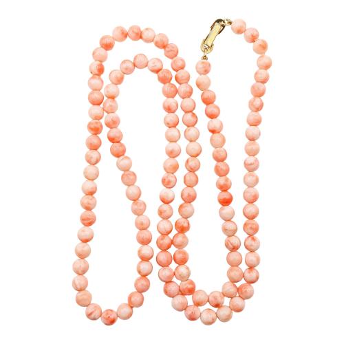COLLAR LARGO DE CORAL ROSA PUIG DORIA