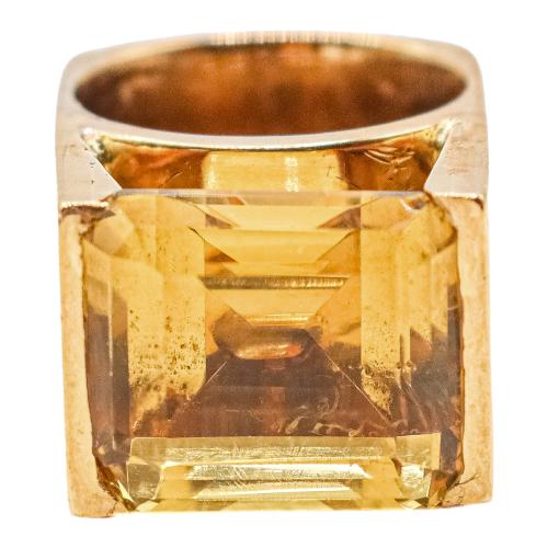 ANILLO CON CITRINO DE AURELI BISBE
