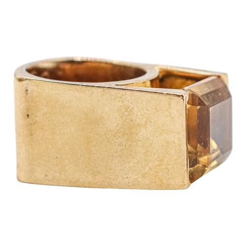 ANILLO CON CITRINO DE AURELI BISBE