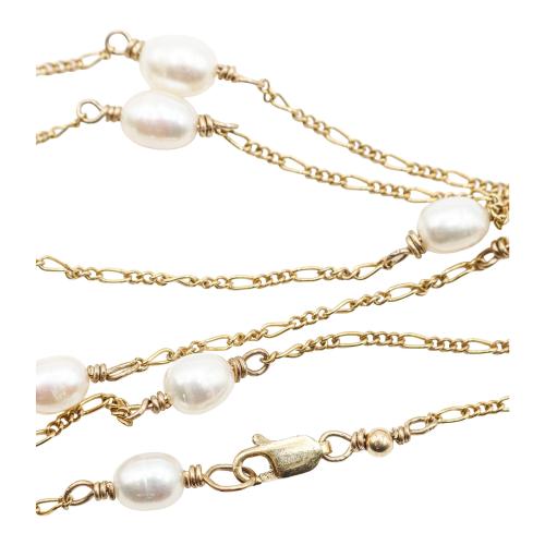 COLLAR LARGO DE PERLAS 