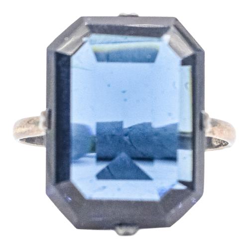 SORTIJA DE PLATA DE LOS AÑOS 20