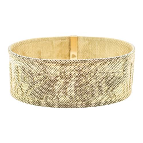 BRAZALETE CON FRISO CLÁSICO