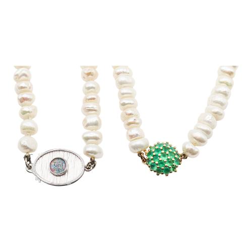 COLLAR Y PULSERA DE PERLAS