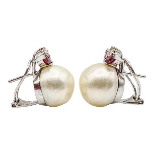 PENDIENTES TU Y YO CON GRANATES