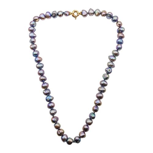 COLLAR PERLAS GRISES