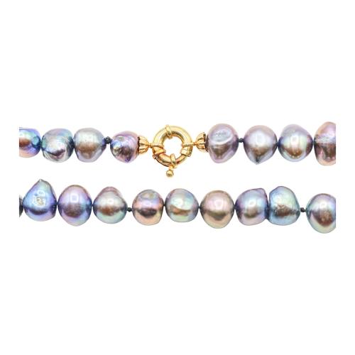 COLLAR PERLAS GRISES