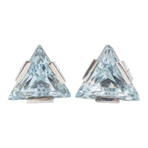 PENDIENTES CON ESPINELAS AZULES