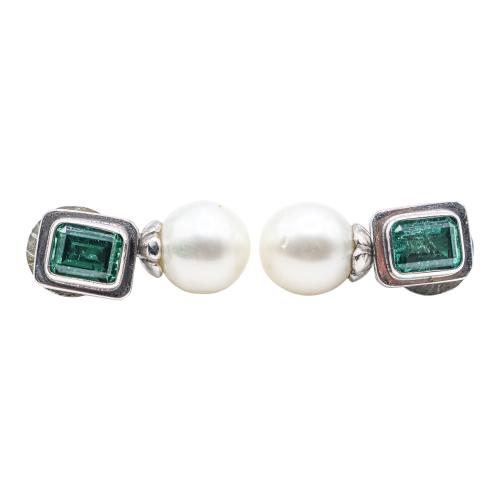 CONJUNTO DE ANILLO Y PENDINTES DE PERLAS